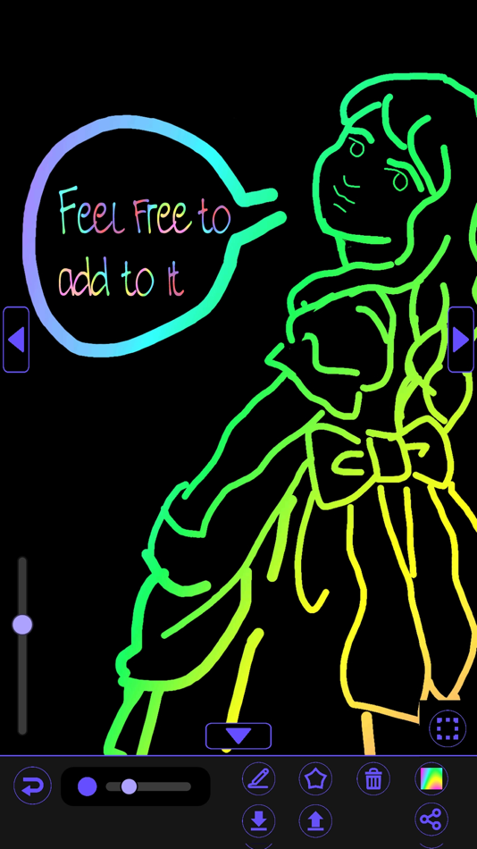 #2. Scratch Art Bord : Healing (iOS) Tekijänä: MIDLANDSTORY inc.