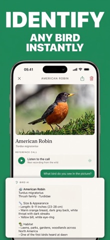 Bird ID: Identifier & Calls Screenshot 1 of 4