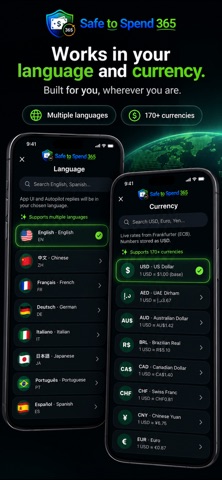 Safe to Spend 365: Budget AI iPhone screenshot