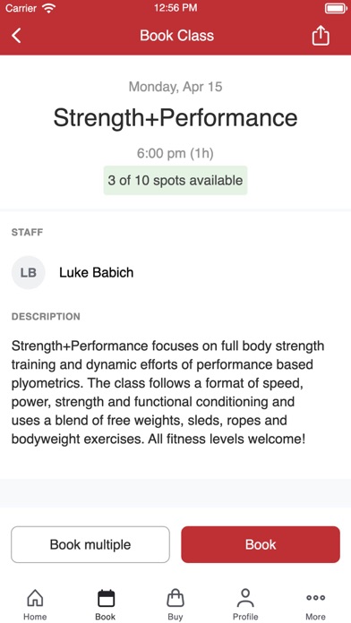 TPS Sports+Fitness Screenshot