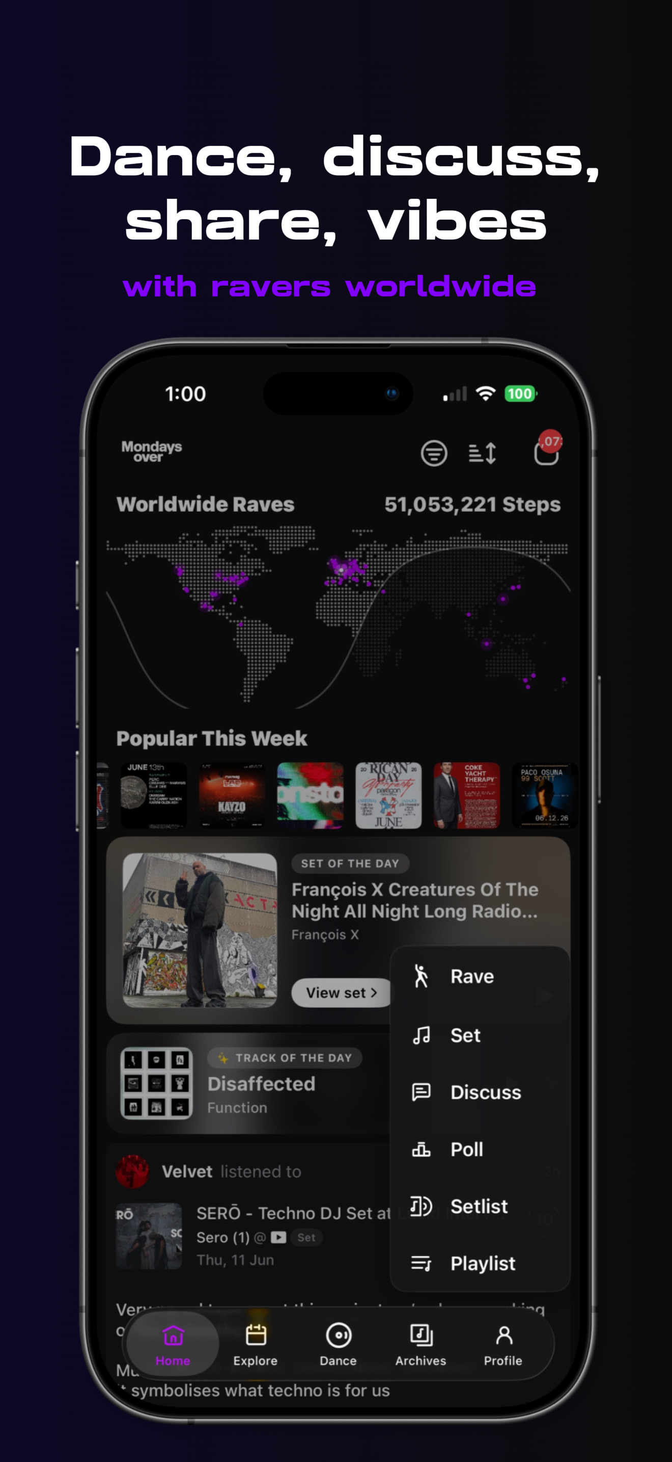 Mondaysover - Rave tracker screenshot 6
