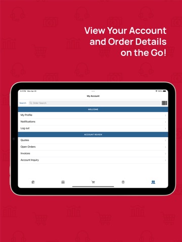 Aramsco OE Touch iPad screenshot