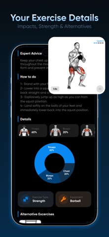 Workout - AI Personal Trainer iPhone screenshot