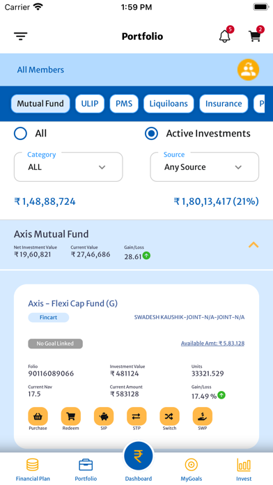 Fincart - Investment App Screenshot