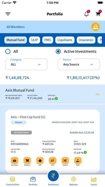 Fincart - Investment App
