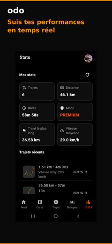 odo - App chauffeurs routiers iPhone screenshot