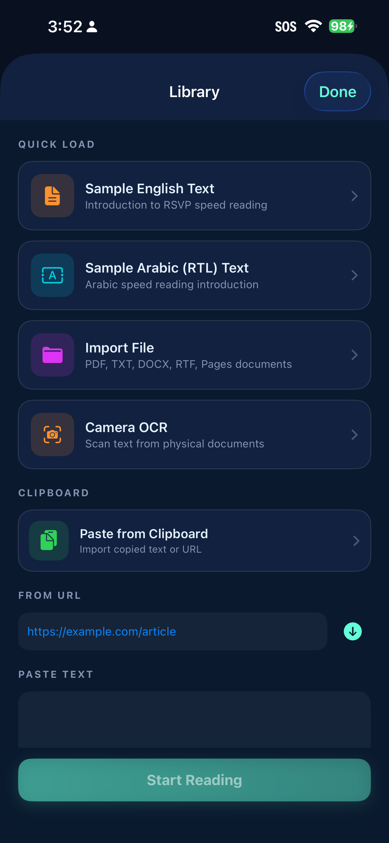 FlowSpeedReader screenshot 6