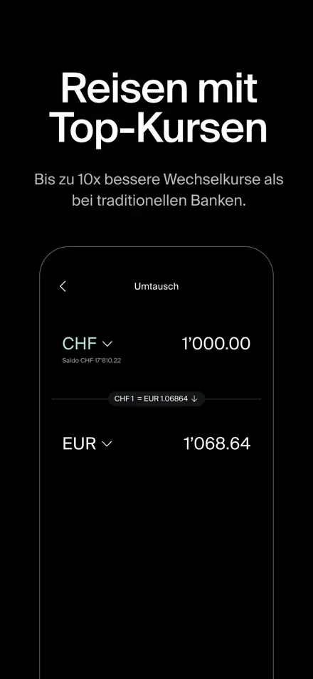Zrzut ekranu aplikacji Alpian Bank 3