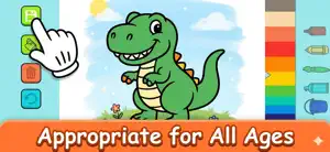 ABC Dino Fairy Coloring screenshot 2