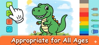 ABC Dino Fairy Coloring screenshot 2