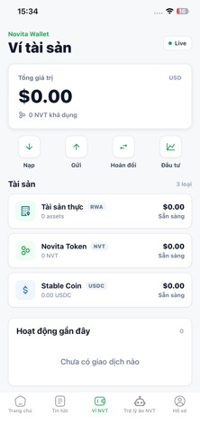 Novita screenshot