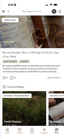 The Daily Grace Co. app screenshot 2