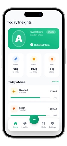 OptiMeal | Food Insights screenshot