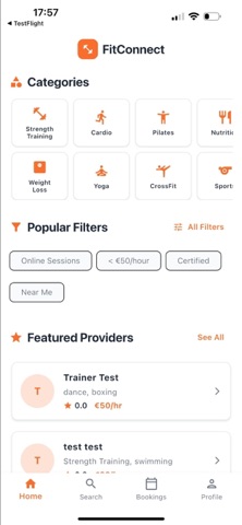 Fit-Connect Now screenshot