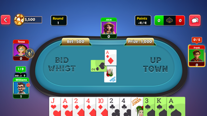 Bid Whist Spades Classic Games Screenshot