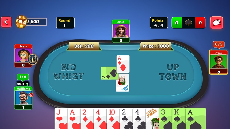 Bid Whist Spades Classic Games screenshot-4