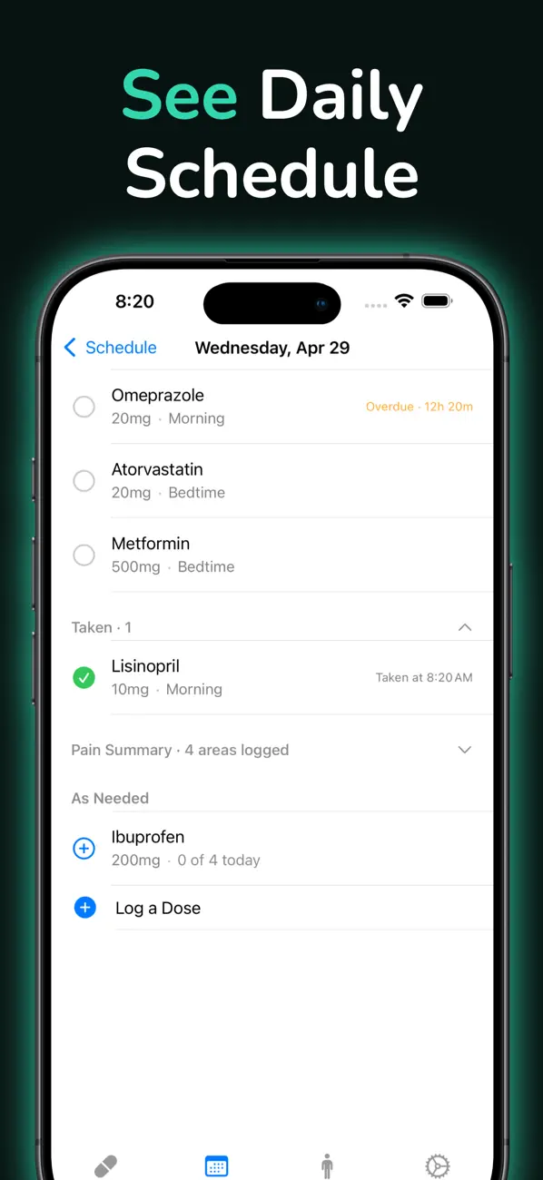 Screenshot #3 pour Algora: Medication Tracker