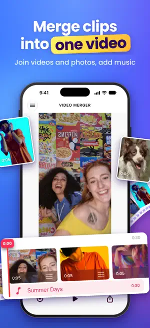 Video Merger □ Combine Videos screenshot 1