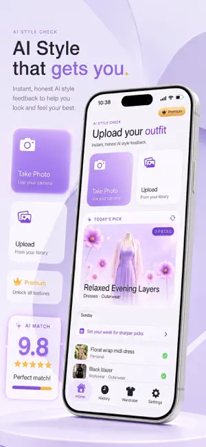 Fit Check: My AI Outfit Rater screenshot 1
