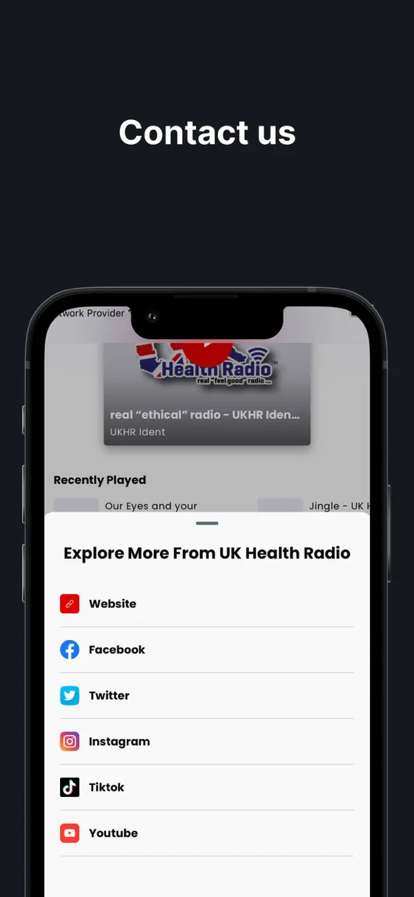 Screenshot #3 pour UK Health Radio