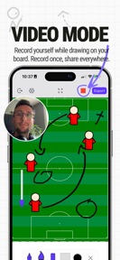 Soccer tactics board - Sply screenshot