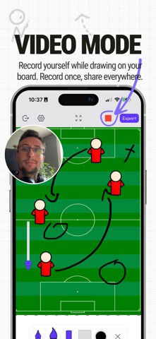 Soccer tactics board - Sply screenshot