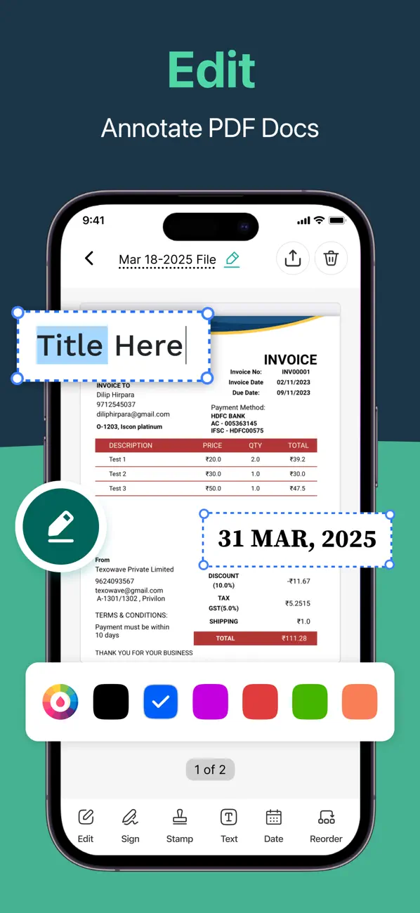 PDF Scanner Screenshot 5