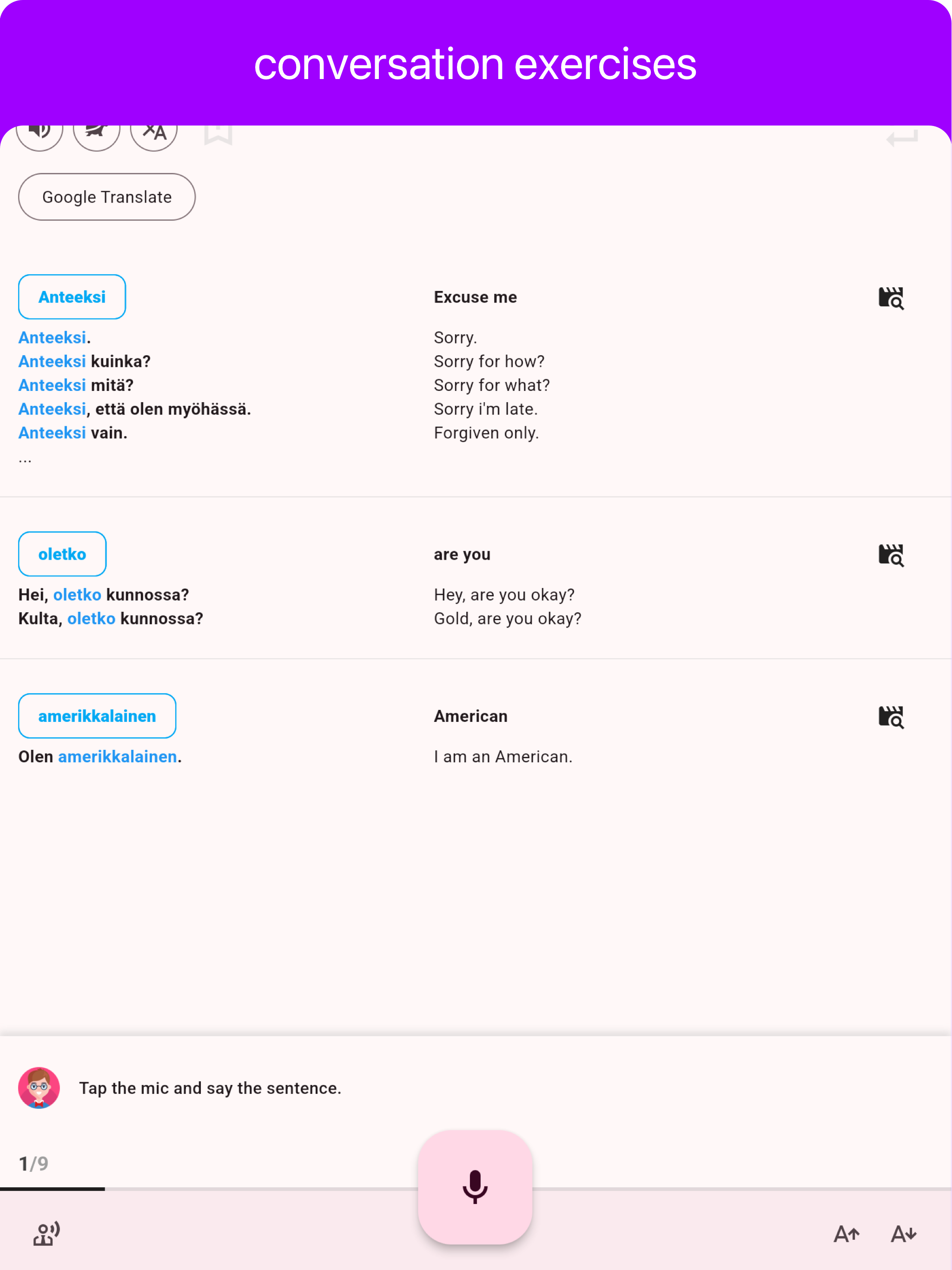 Finnish - Listening Speaking screenshot 12