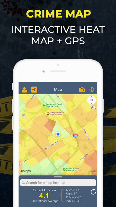Crime and Place: Stats & Map Screenshot