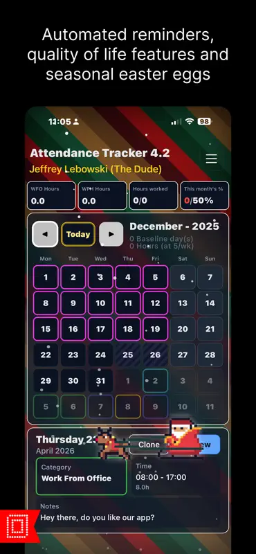 Attendance Tracker (AT) screenshot 10 of 10