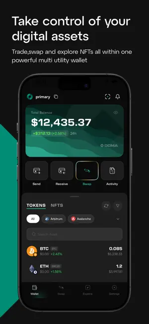 Doma Wallet. screenshot 2
