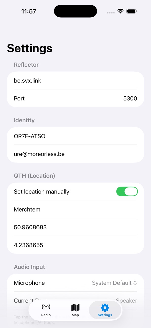 iPhone screenshot