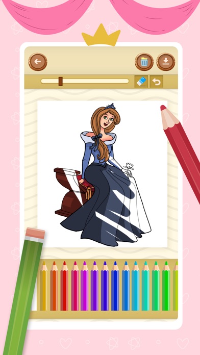 Fairy Princess Coloring Book Screenshot