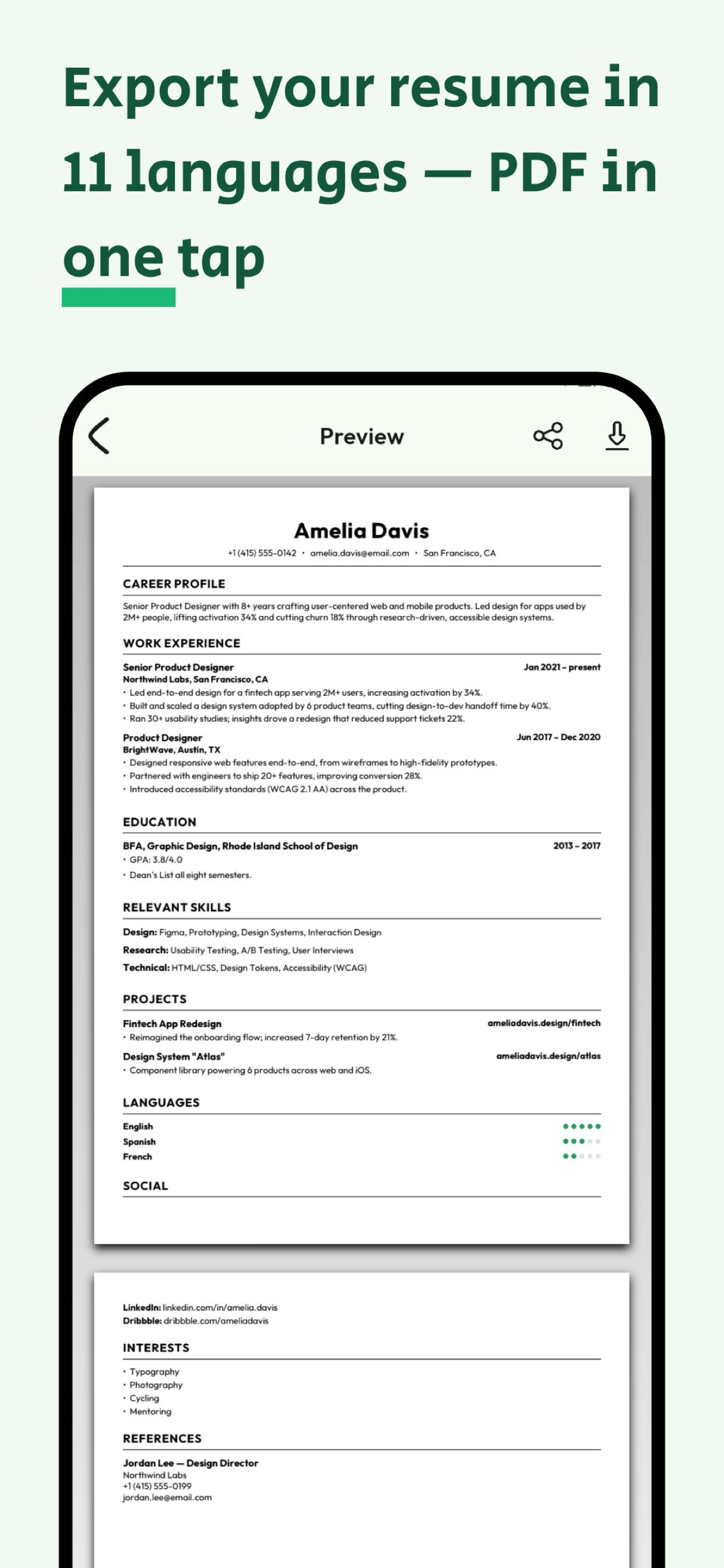 Screenshot 7 of ApplyAce: Resume Builder