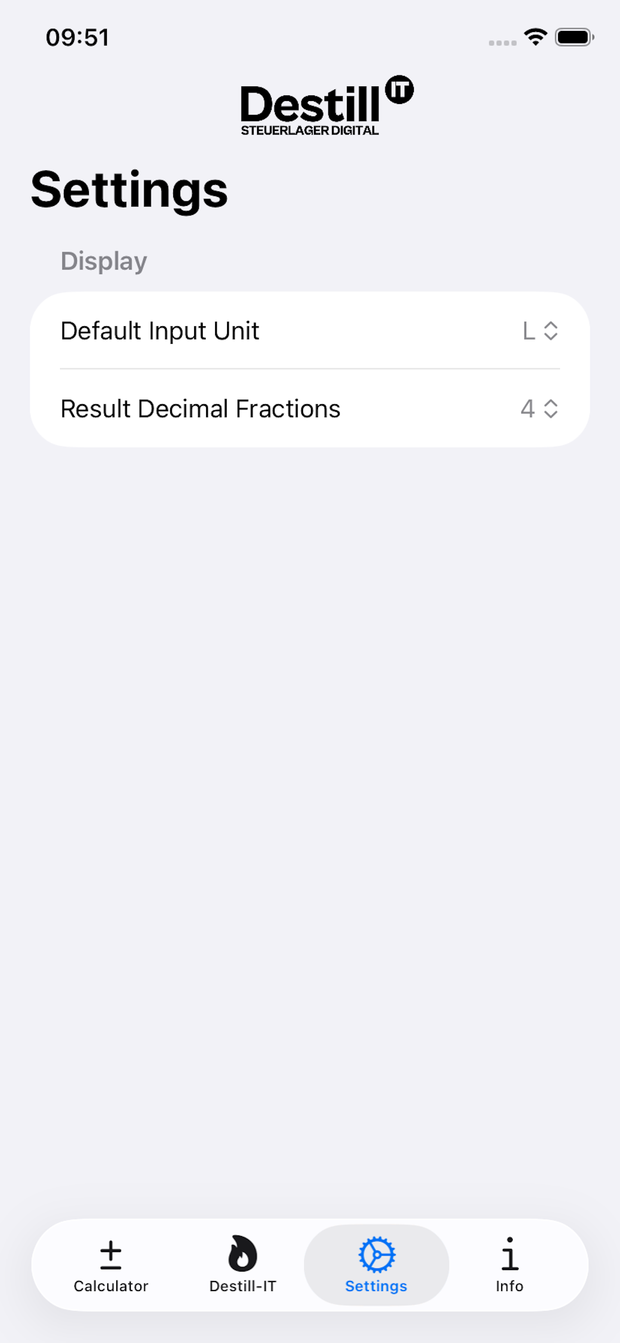 Destill-IT cAlc