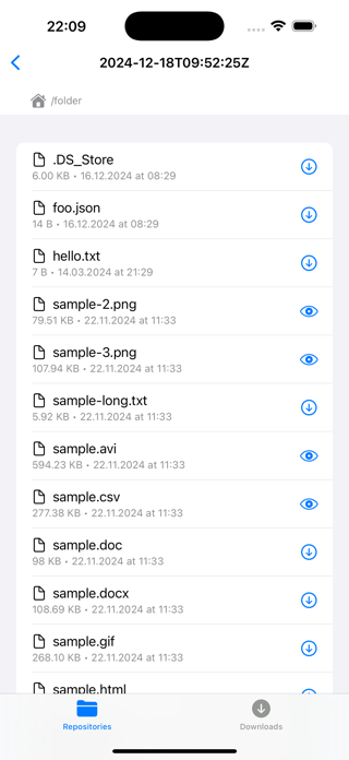 Borg Backup Explorer Screenshot 3 of 5