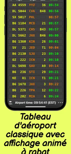 Capture d'écran de Flight Board | Traqueur De Vol sur iPhone 6