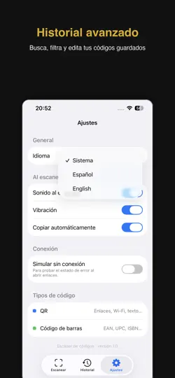 Captura de pantalla de PureLens en iPhone 3