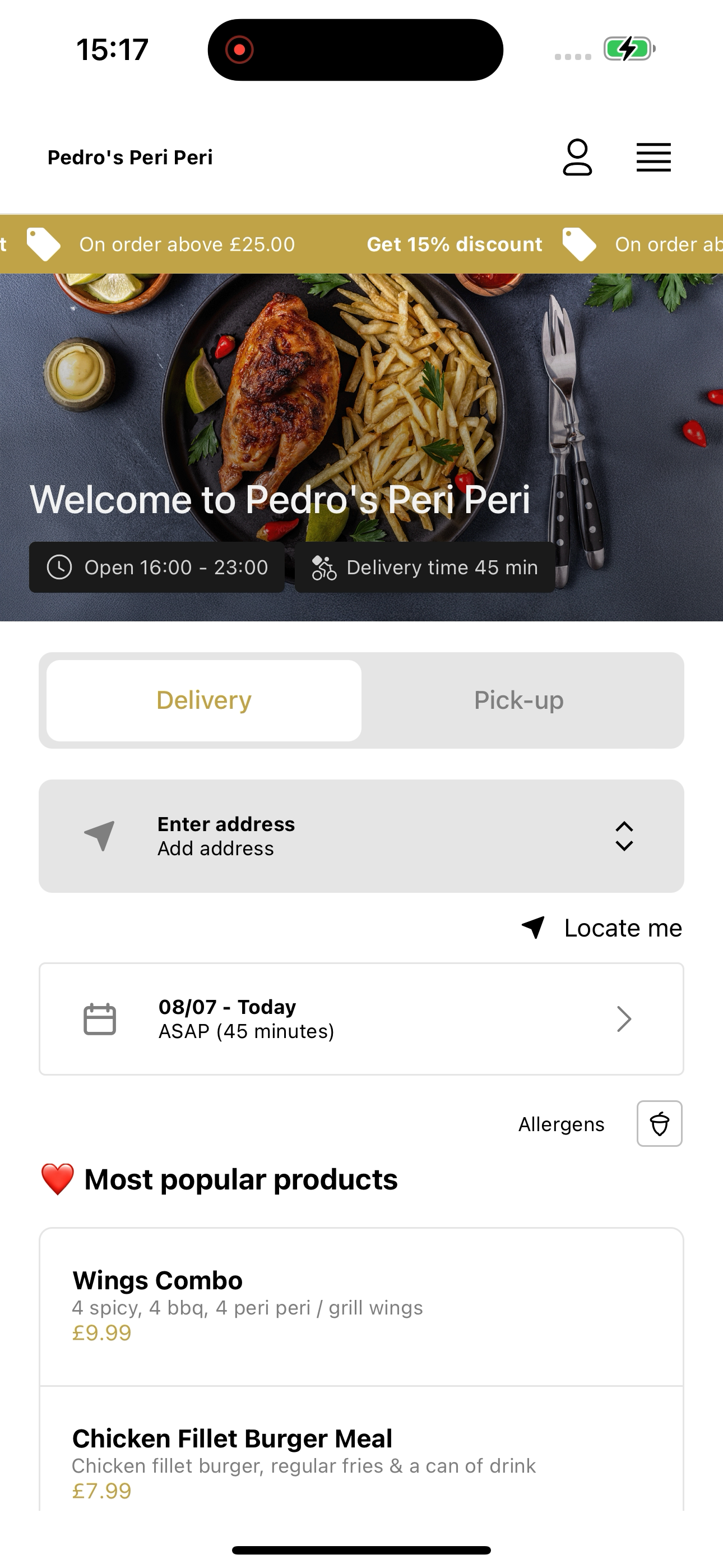 Pedro's Peri Peri screenshot 5