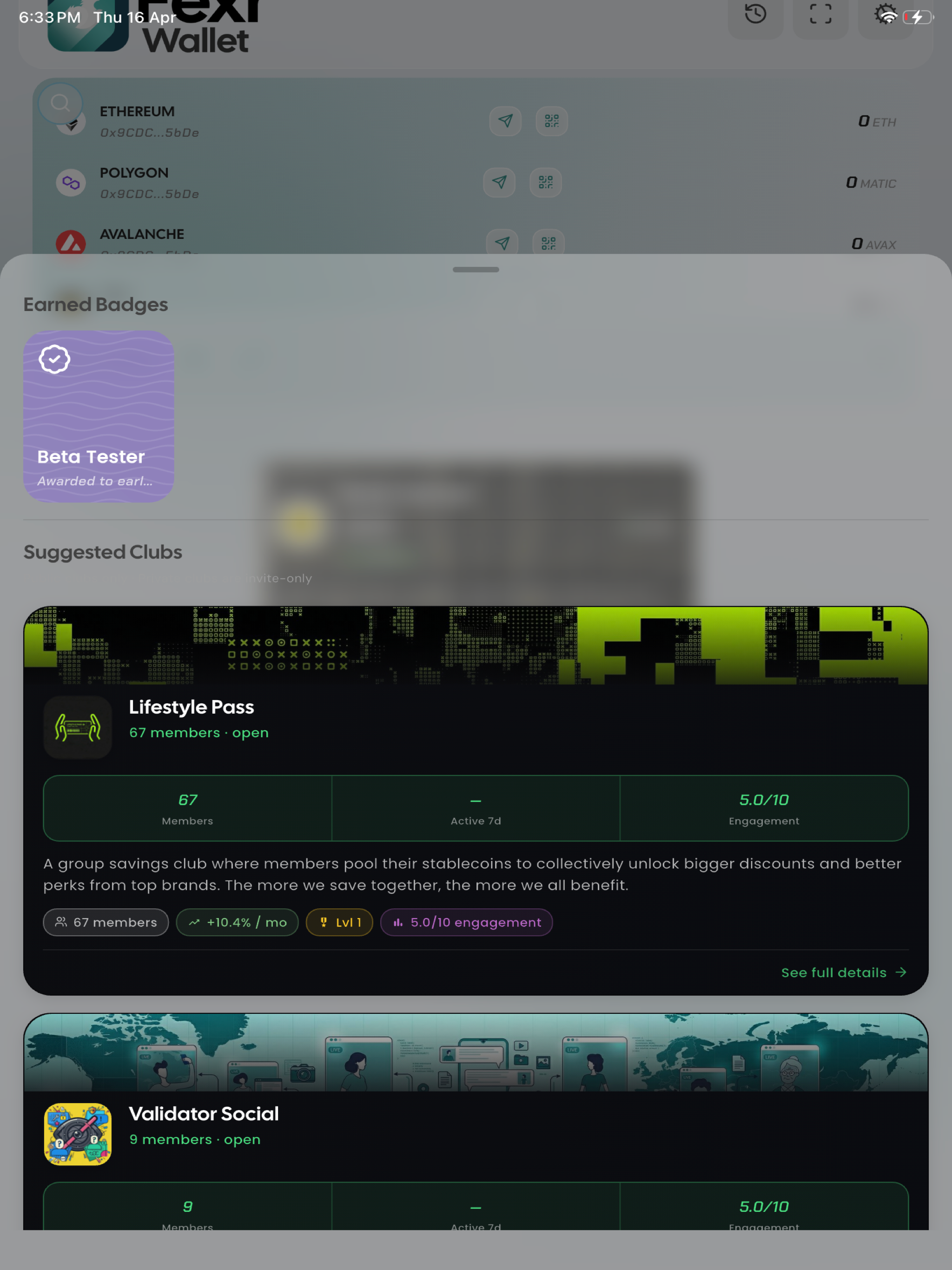 Fexr Wallet screenshot 10