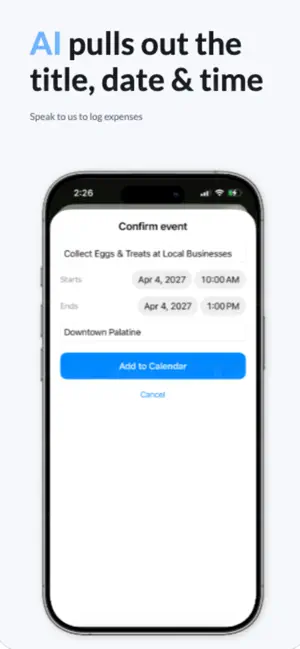 Notis: Screenshot to Calendar screenshot 3