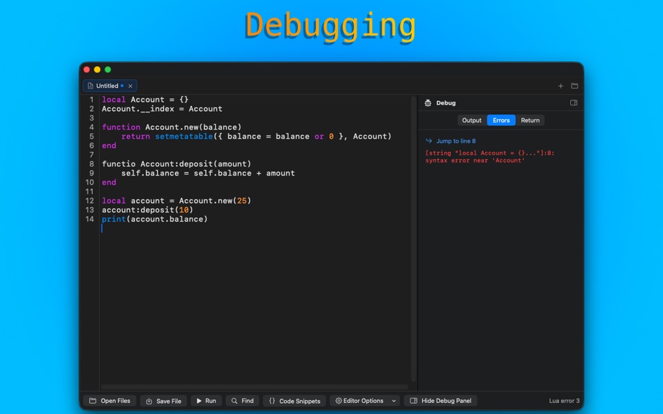 #2. Lua Lab (macOS) بواسطة: William Herrera