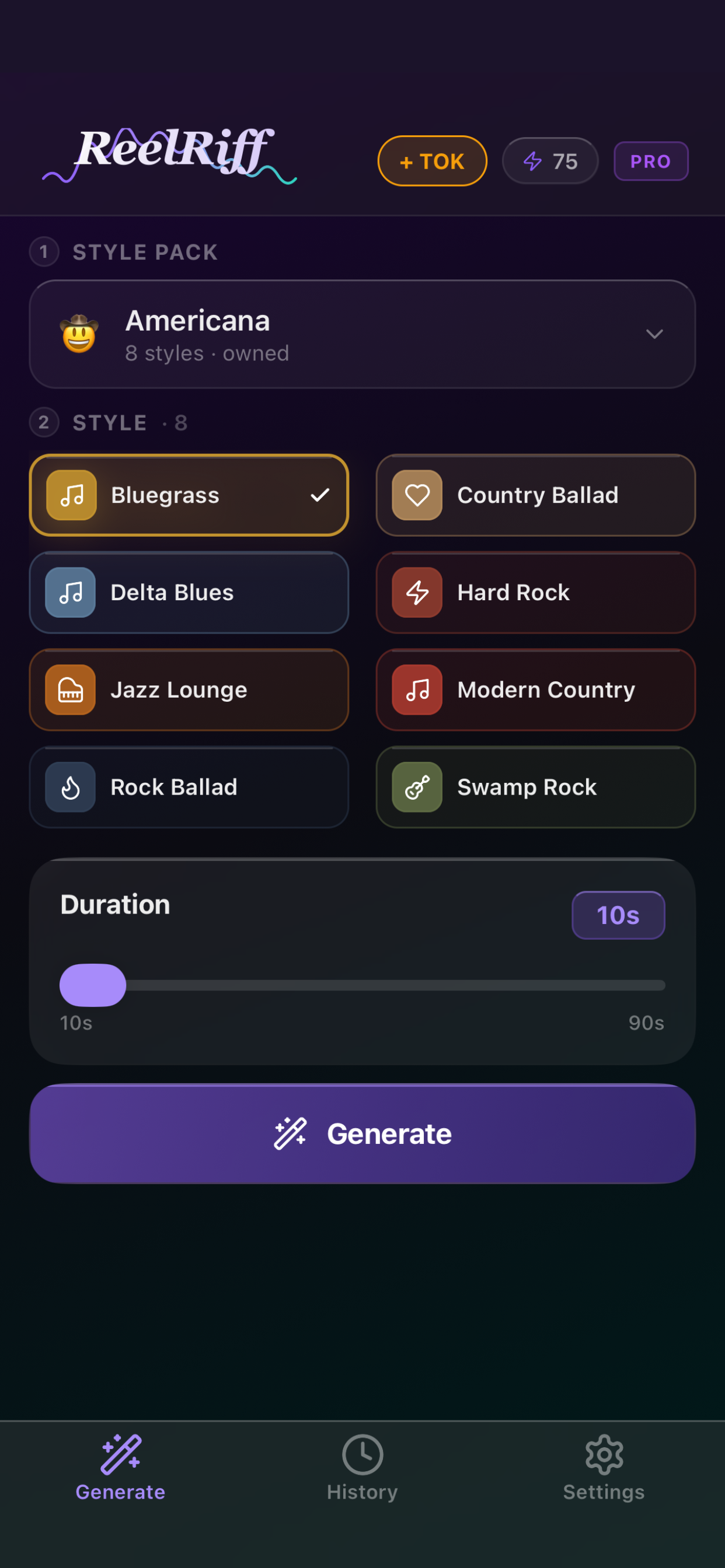 ReelRiff: AI Music for Videos screenshot 5