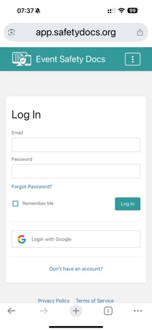 SafetyDocs screenshot