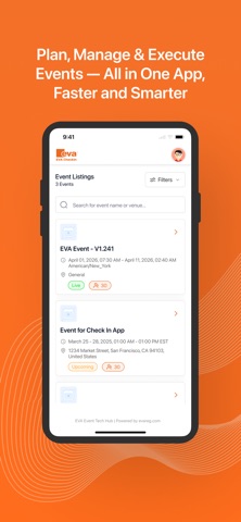 Eva Check-in screenshot
