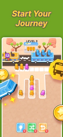 Color Bus Jam Puzzle iPhone screenshot