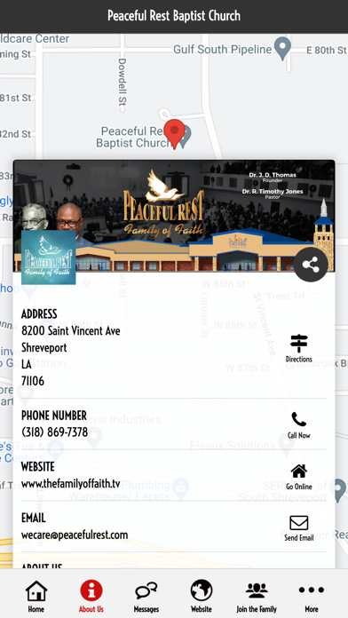 Screenshot #2 pour Peaceful Rest Baptist Church