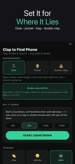 Clap to Find Phone & Whistle screenshot 3