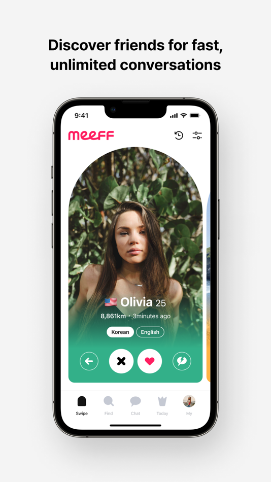 #4. MEEFF - Make Global Friends (iOS) 由: Neptune Company