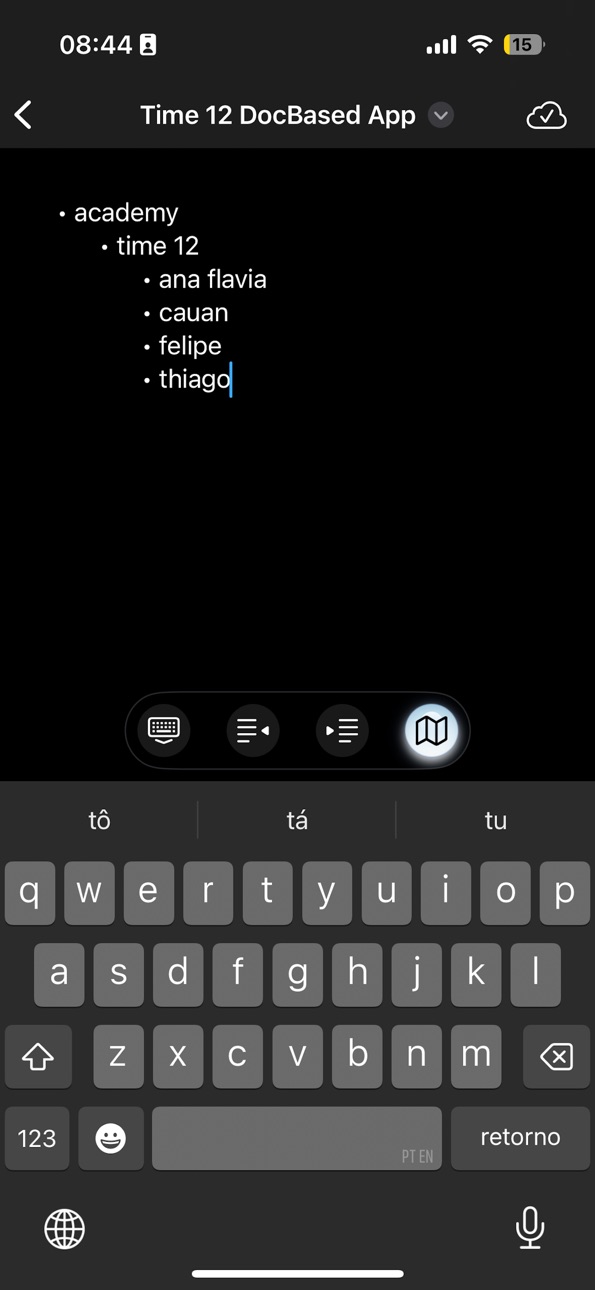 iPhone screenshot